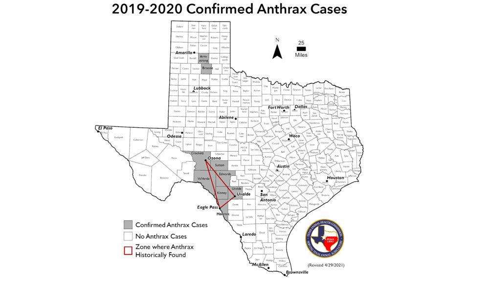 2019-2020 Texas Anthrax Cases