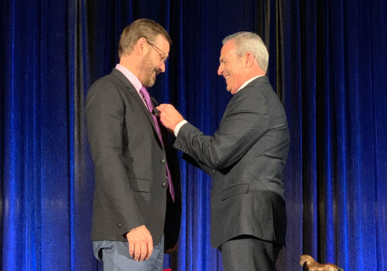 David Frisbie 2020 AAEP President with Jeff Berk