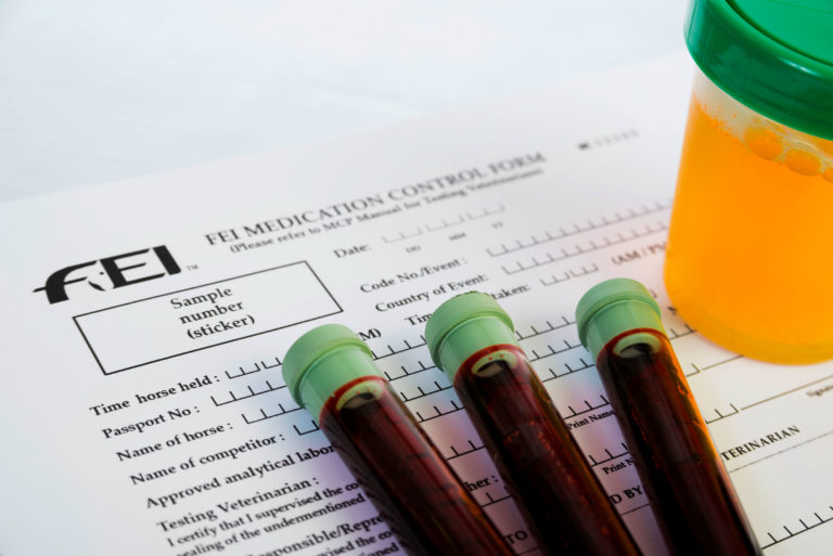 FEI paperwork blood urine tests