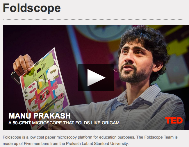 Foldscope promo image