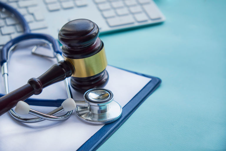 gavel stethoscope legal