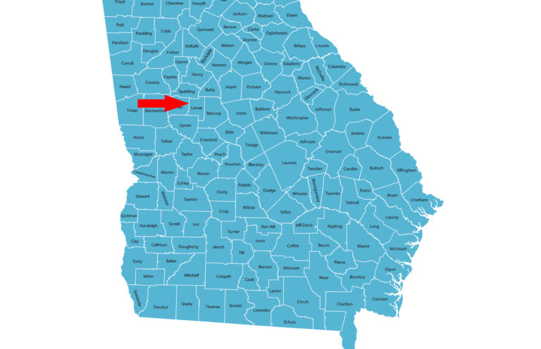 Georgia Lamar County map