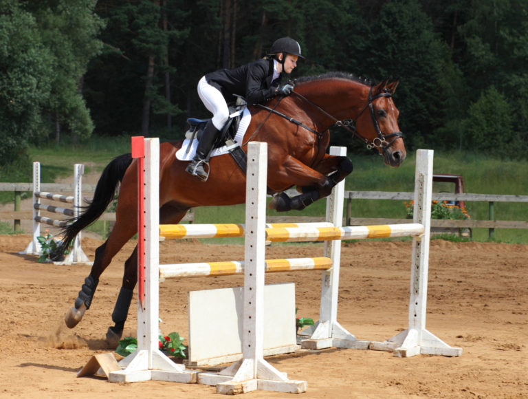 girl jumping
