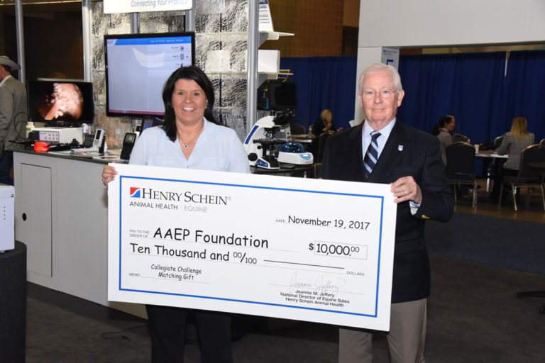 Henry Schein AAEP Foundation donation