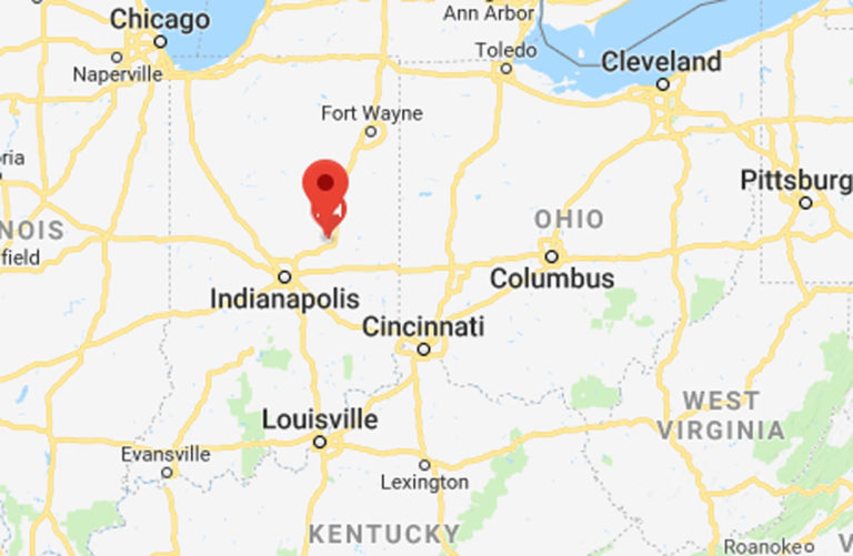 Hoosier Park Anderson Indiana map