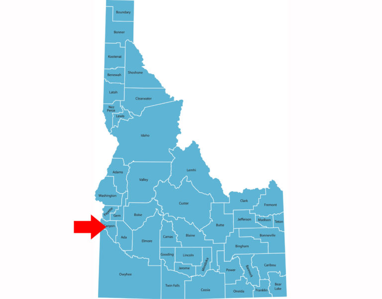 Idaho-Canyon-county-map-iStock-526276703-2400
