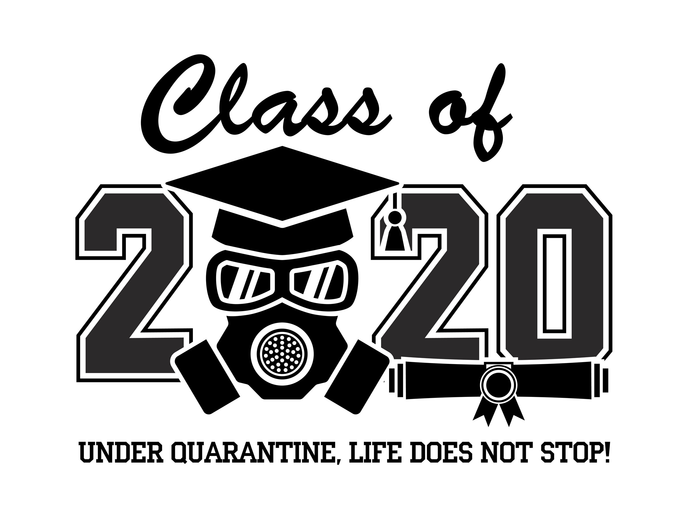 illus 2020 graduate life does not stop