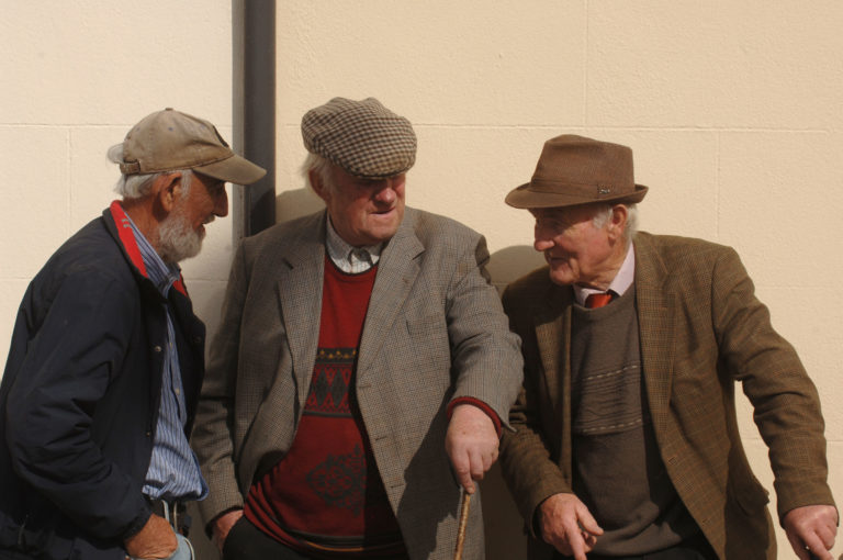 three Irish farmers