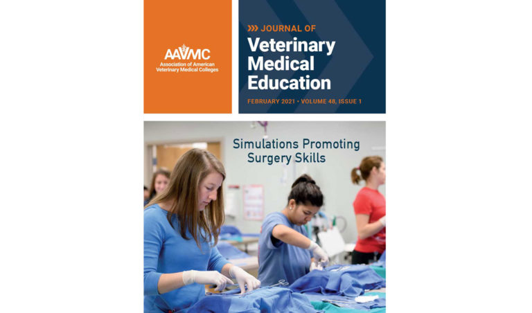 Journal of Veterinary Medical Education JVME cover