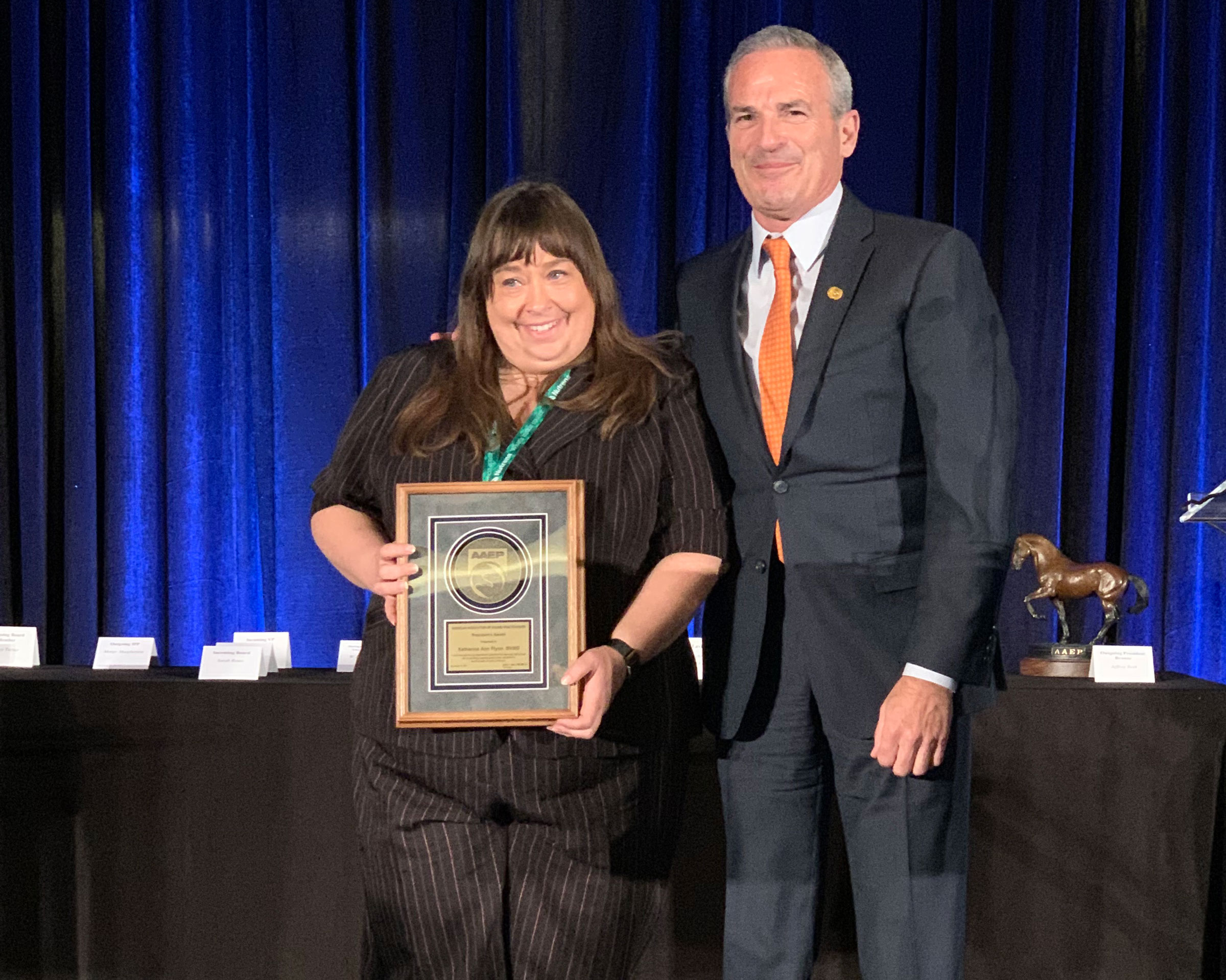 Dr. Katie Flynn Receives AAEP President’s Award - EquiManagement