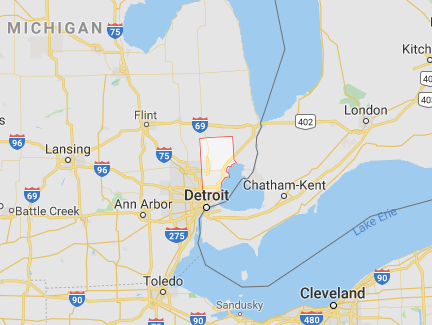 Macomb County Michigan Google maps