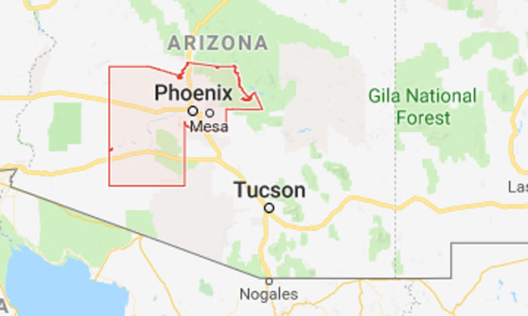 Maricopa County AZ map