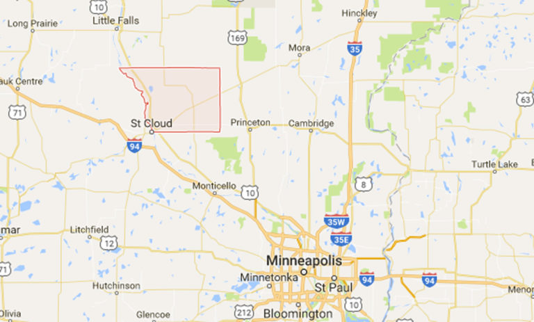 Minnesota Benton County map