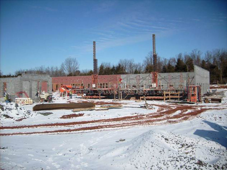 new vet hospital construction