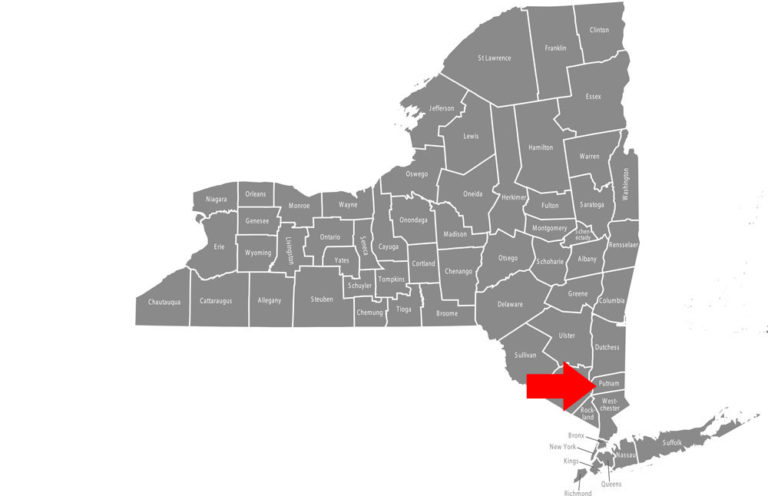 New York Putnam County map
