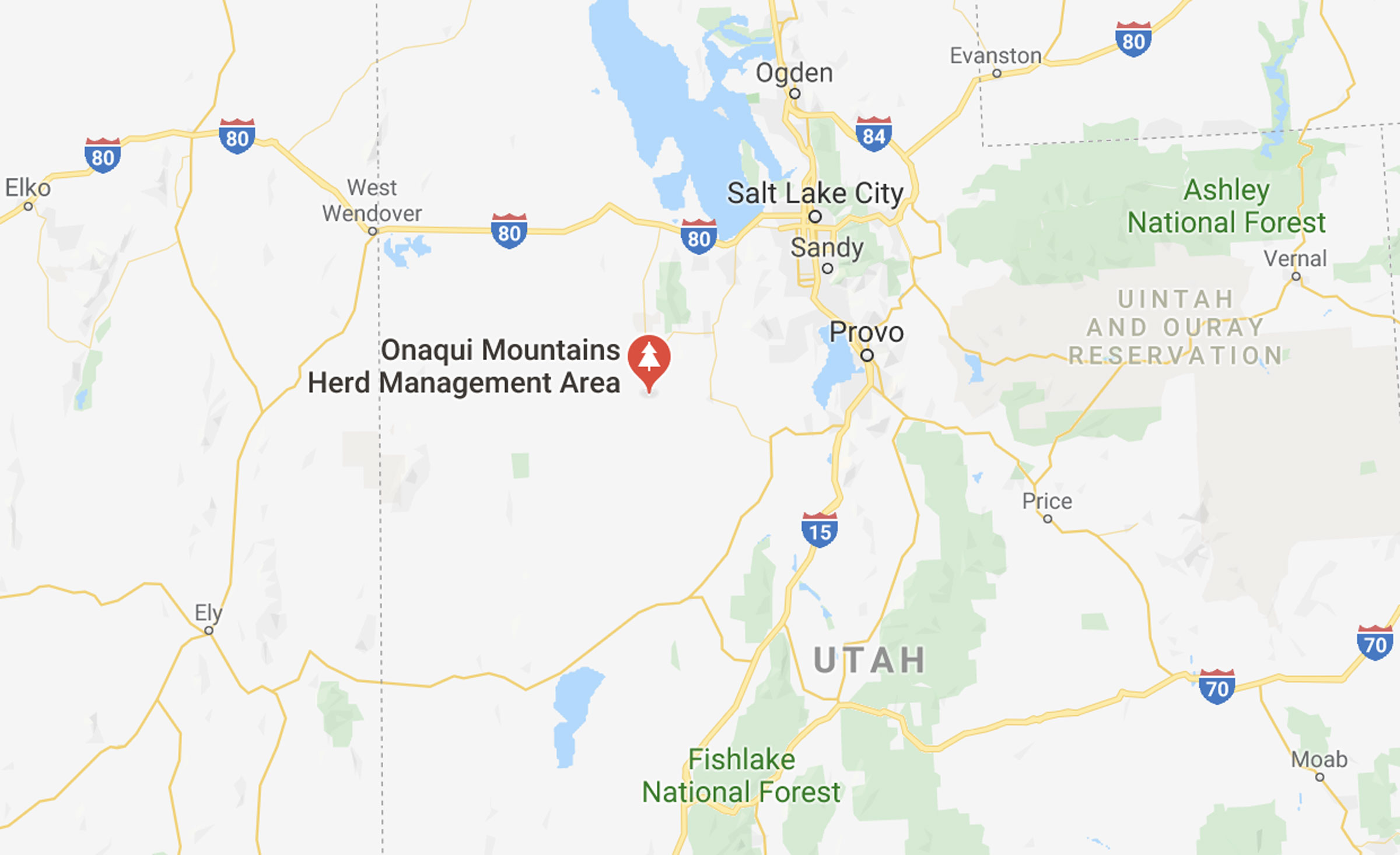 Onaqui Mountain Herd Management Area