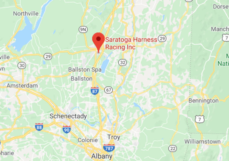 Saratoga NY harness track