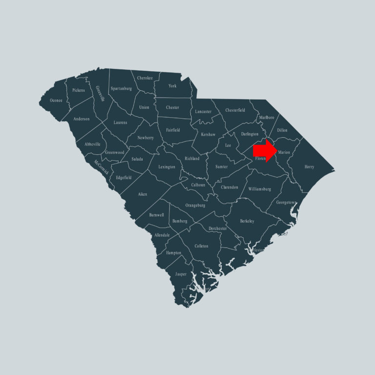 Marion County South Carolina map