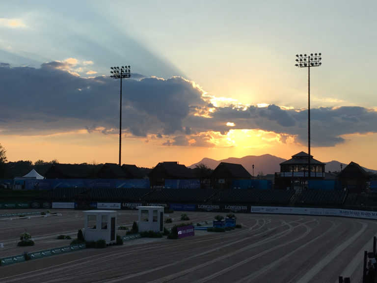 sunset WEG Tryon 2018