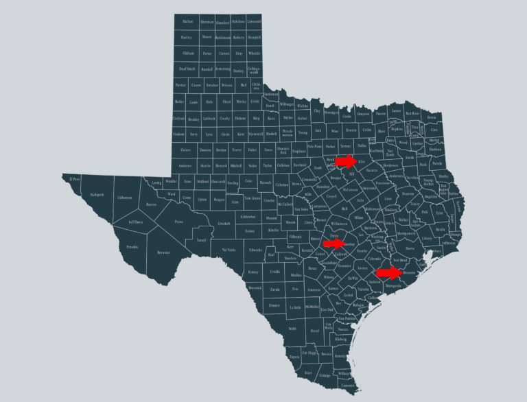 Texas-Bastrop-Brazoria-Ellis-county-map-iStock-695037602-2400