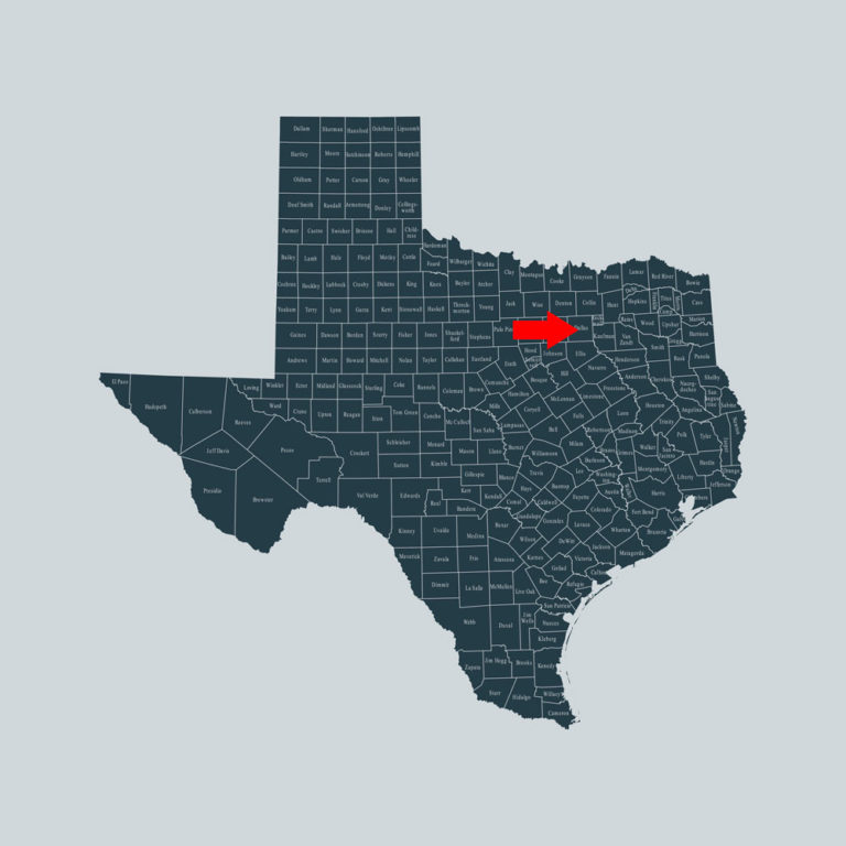 Texas Dallas County map