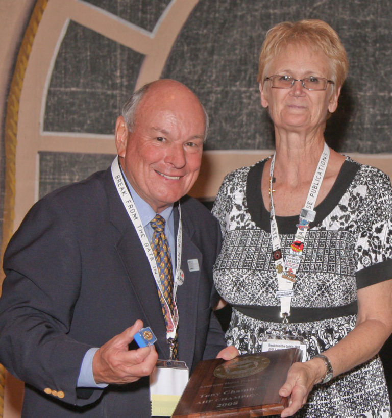 Tony Chamblin and AHP Executive Director Chris Brune