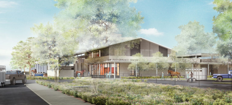 UC Davis Equine Performance Center rendering