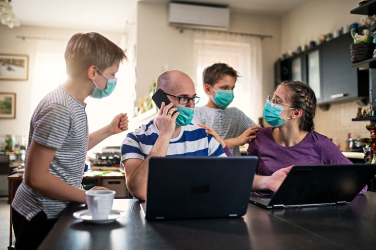 vet male children masks work from home