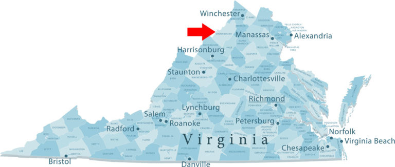 Shenandoah County Virginia map