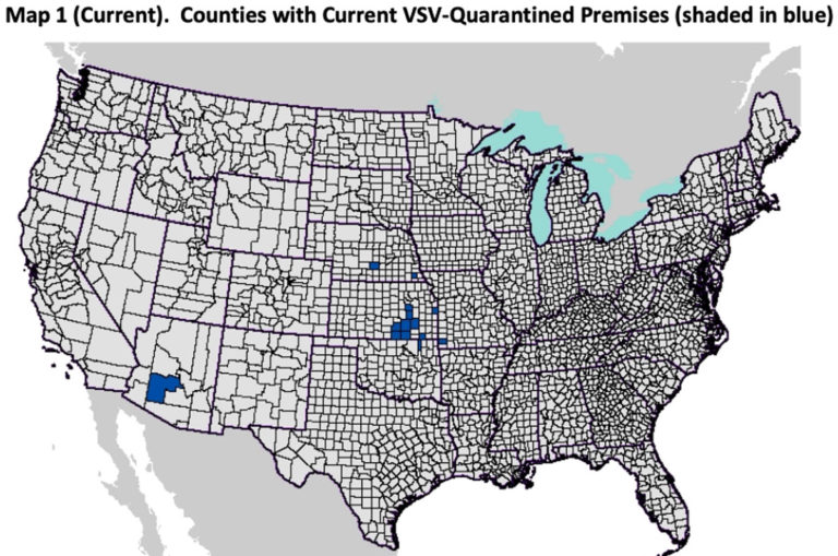VSV-quarantined premises 7-13-20