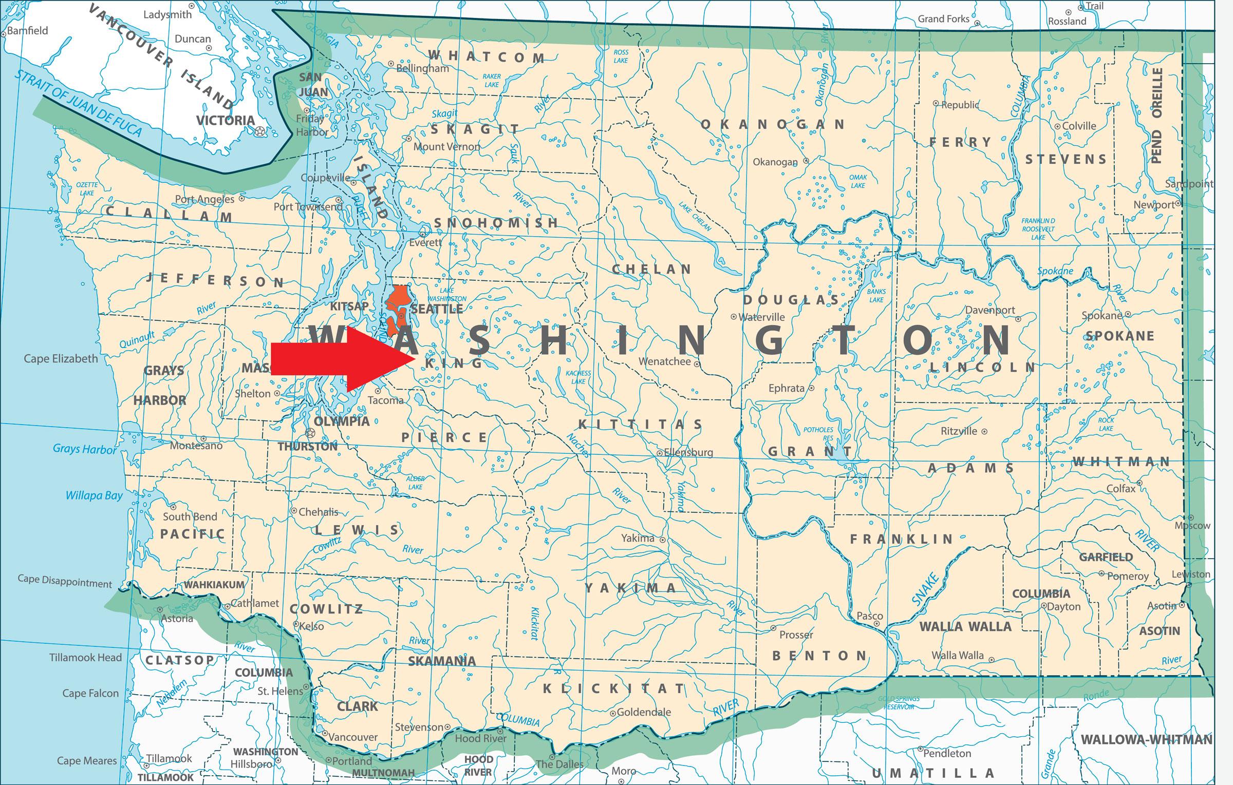 Maps - King County, Washington