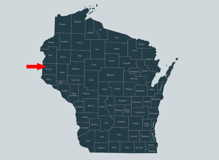 Wisconsin St. Croix County map