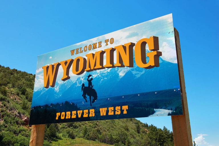 Wyoming sign