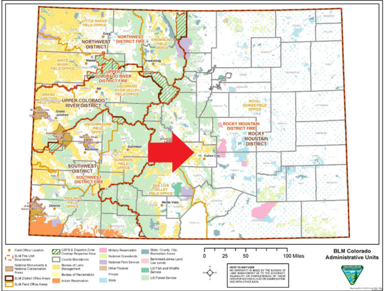 Canon City BLM holding facility location of wild horse deaths