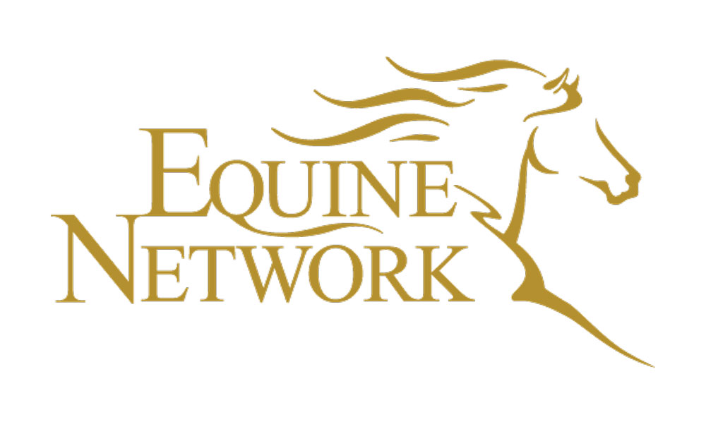 Equine Network logo gold vertical