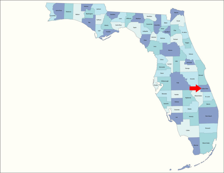 Indian River County Florida map