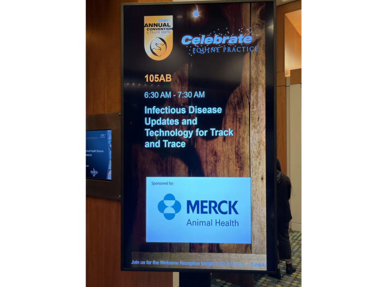 Merck 2021 AAEP Sunrise Session sign