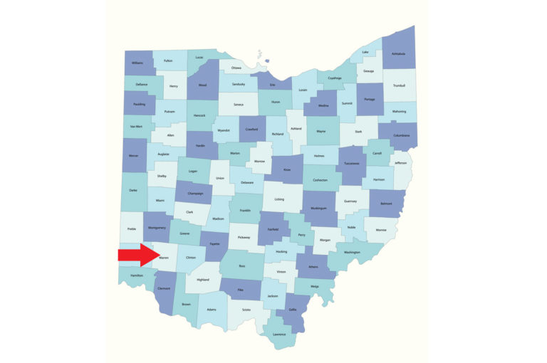 Warren County Ohio map