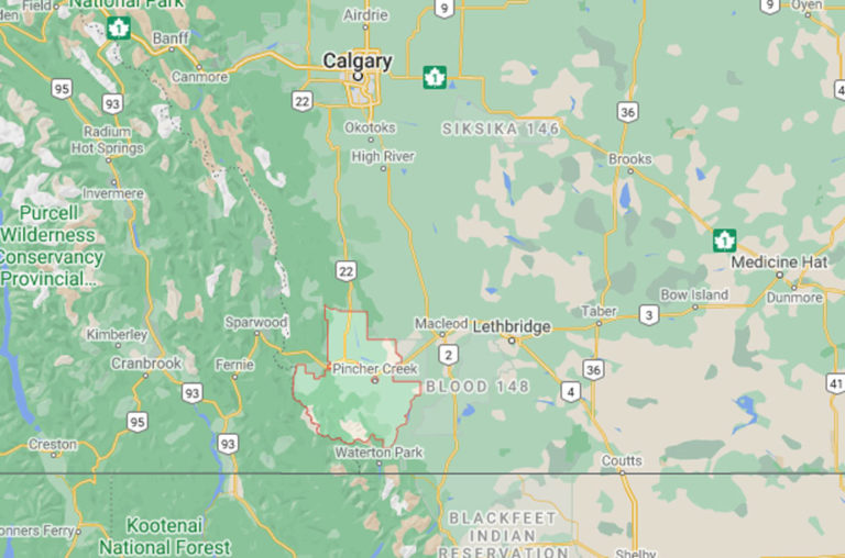 Pincher Creek No. 9 Alberta Canada