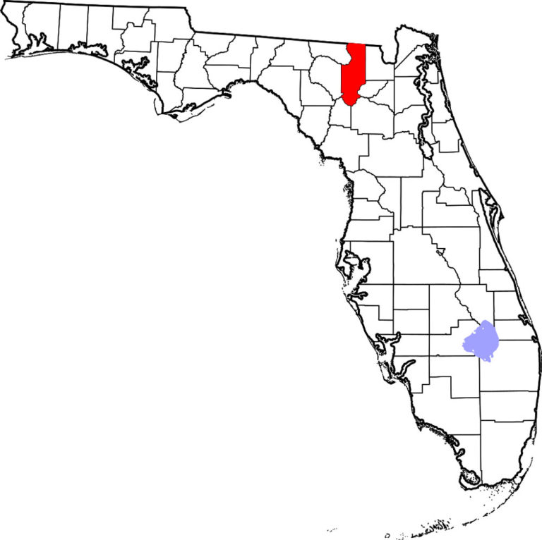 Columbia County Florida map