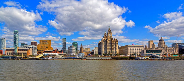 Liverpool England skyline