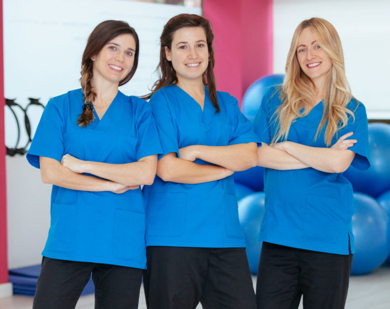 happy veterinary staff
