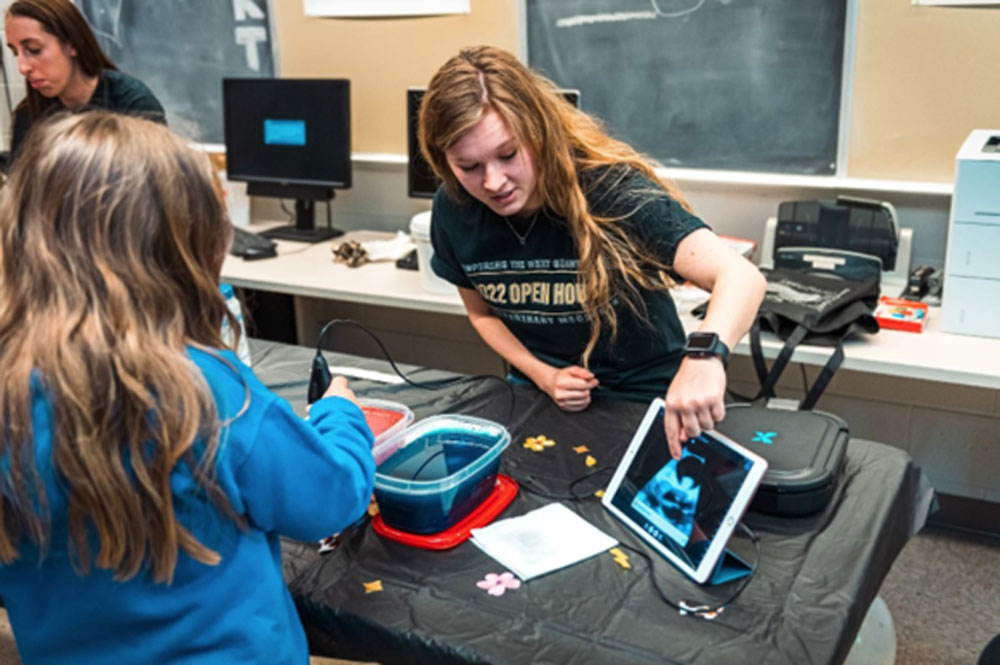 Butterfly ultrasound Purdue university students