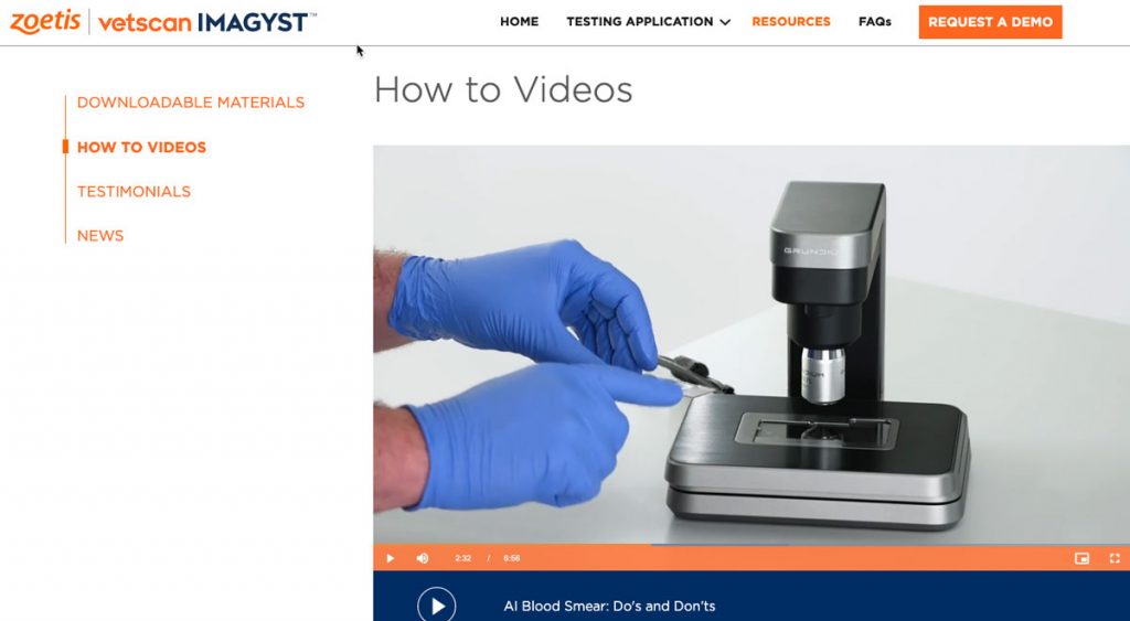 VetScan Imagyst blood smear do's and don'ts