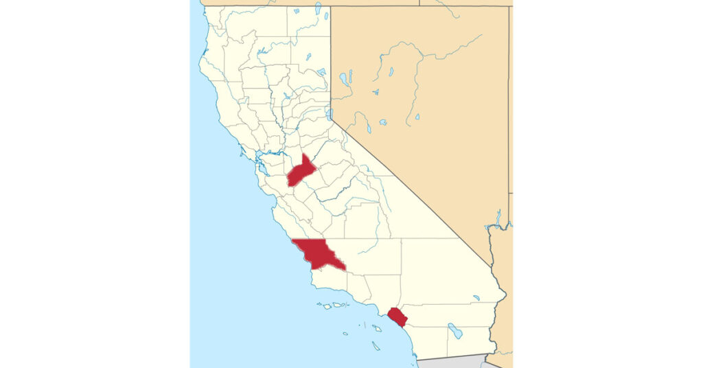 Three new West Nile virus (WNV) cases have been confirmed in California, and they are located in Orange, San Luis Obispo and Stanislaus counties.
