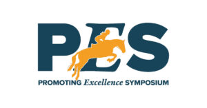Promoting Excellence Symposium logo, an equine veterinary conference