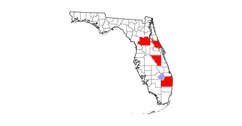 Equine strangles cases have been confirmed in Marion, Palm Beach, Volusia, and Osceola counties in Florida.