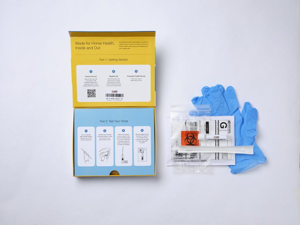 The MQ™ Equine Microbiome Testing Kit 