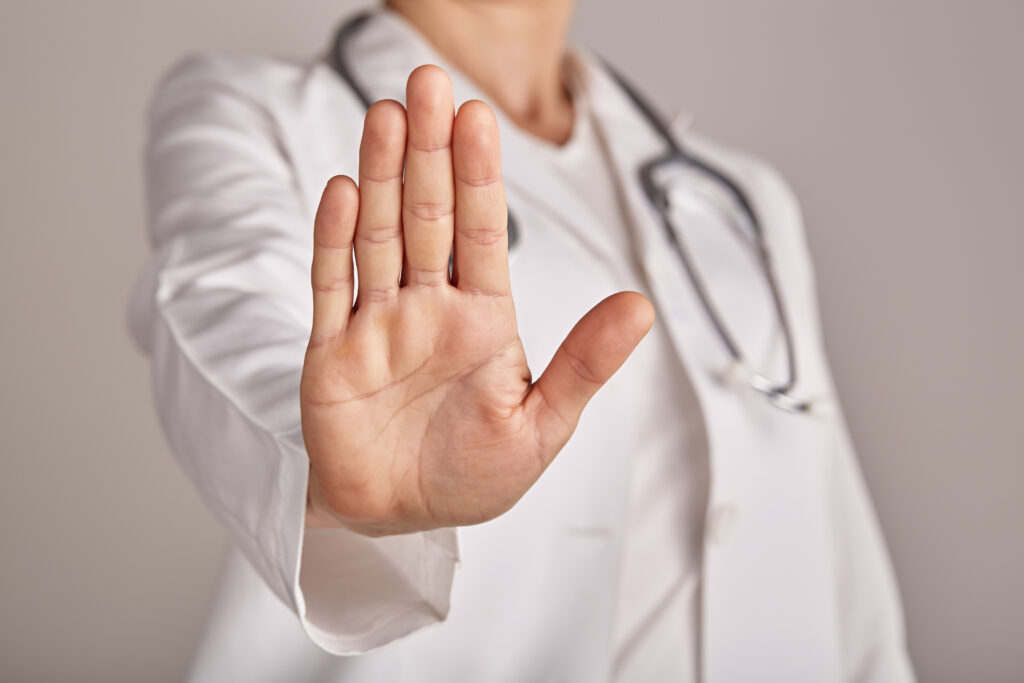 Veterinarian setting boundaries