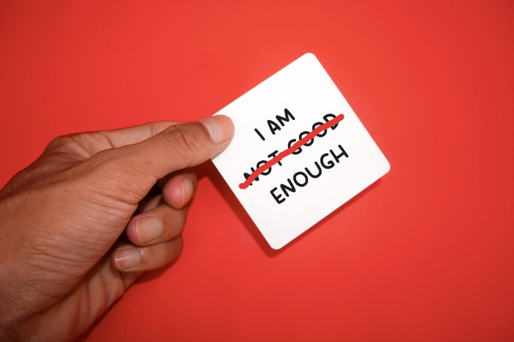 I Am Enough Self-Affirmation Image